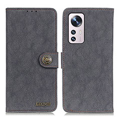 Coque Portefeuille Livre Cuir Etui Clapet A01D pour Xiaomi Mi 12 Lite 5G Noir