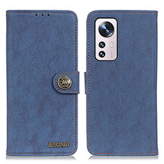 Coque Portefeuille Livre Cuir Etui Clapet A01D pour Xiaomi Mi 12S Pro 5G Bleu