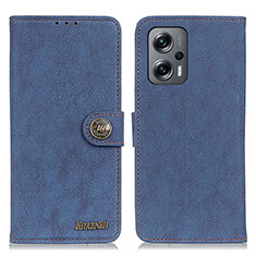 Coque Portefeuille Livre Cuir Etui Clapet A01D pour Xiaomi Poco F5 5G Bleu