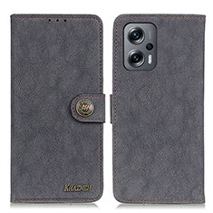 Coque Portefeuille Livre Cuir Etui Clapet A01D pour Xiaomi Poco F5 5G Noir