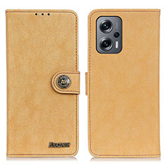 Coque Portefeuille Livre Cuir Etui Clapet A01D pour Xiaomi Poco F5 5G Or