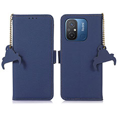 Coque Portefeuille Livre Cuir Etui Clapet A01D pour Xiaomi Redmi 11A 4G Bleu