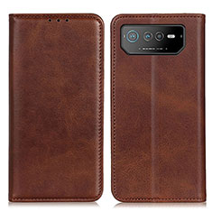 Coque Portefeuille Livre Cuir Etui Clapet A02D pour Asus ROG Phone 6 Pro Marron