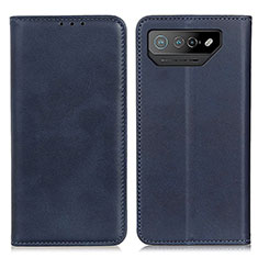 Coque Portefeuille Livre Cuir Etui Clapet A02D pour Asus ROG Phone 7 Bleu