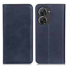 Coque Portefeuille Livre Cuir Etui Clapet A02D pour Asus Zenfone 9 Bleu