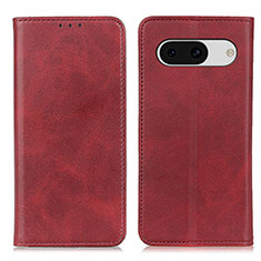 Coque Portefeuille Livre Cuir Etui Clapet A02D pour Google Pixel 8a 5G Rouge