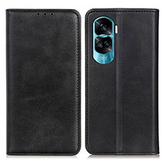 Coque Portefeuille Livre Cuir Etui Clapet A02D pour Huawei Honor 90 Lite 5G Noir