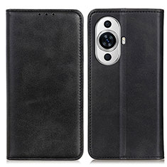 Coque Portefeuille Livre Cuir Etui Clapet A02D pour Huawei Nova 11 Noir