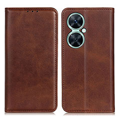 Coque Portefeuille Livre Cuir Etui Clapet A02D pour Huawei Nova 11i Marron