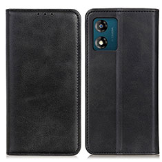 Coque Portefeuille Livre Cuir Etui Clapet A02D pour Motorola Moto E13 Noir