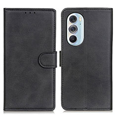 Coque Portefeuille Livre Cuir Etui Clapet A02D pour Motorola Moto Edge 30 Pro 5G Noir