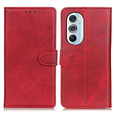 Coque Portefeuille Livre Cuir Etui Clapet A02D pour Motorola Moto Edge 30 Pro 5G Rouge