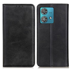 Coque Portefeuille Livre Cuir Etui Clapet A02D pour Motorola Moto Edge 40 Neo 5G Noir