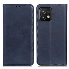 Coque Portefeuille Livre Cuir Etui Clapet A02D pour Motorola Moto Edge Plus (2023) 5G Bleu