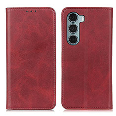 Coque Portefeuille Livre Cuir Etui Clapet A02D pour Motorola Moto Edge S30 5G Rouge