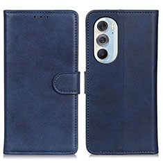 Coque Portefeuille Livre Cuir Etui Clapet A02D pour Motorola Moto Edge X30 5G Bleu