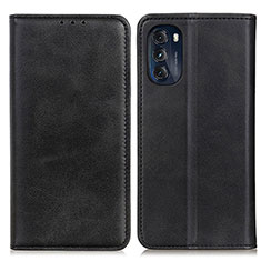 Coque Portefeuille Livre Cuir Etui Clapet A02D pour Motorola Moto G 5G (2022) Noir