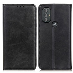 Coque Portefeuille Livre Cuir Etui Clapet A02D pour Motorola Moto G Play Gen 2 Noir