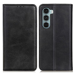 Coque Portefeuille Livre Cuir Etui Clapet A02D pour Motorola Moto G200 5G Noir