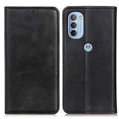 Coque Portefeuille Livre Cuir Etui Clapet A02D pour Motorola Moto G41 Noir