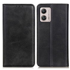 Coque Portefeuille Livre Cuir Etui Clapet A02D pour Motorola Moto G53 5G Noir