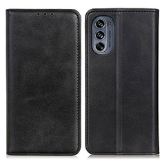 Coque Portefeuille Livre Cuir Etui Clapet A02D pour Motorola Moto G62 5G Noir