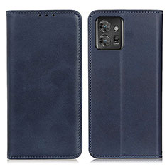 Coque Portefeuille Livre Cuir Etui Clapet A02D pour Motorola ThinkPhone 5G Bleu