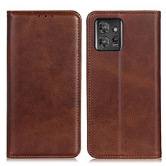 Coque Portefeuille Livre Cuir Etui Clapet A02D pour Motorola ThinkPhone 5G Marron