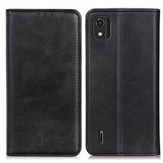 Coque Portefeuille Livre Cuir Etui Clapet A02D pour Nokia C2 2nd Edition Noir