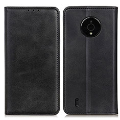 Coque Portefeuille Livre Cuir Etui Clapet A02D pour Nokia C200 Noir