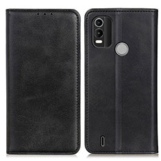 Coque Portefeuille Livre Cuir Etui Clapet A02D pour Nokia C21 Plus Noir