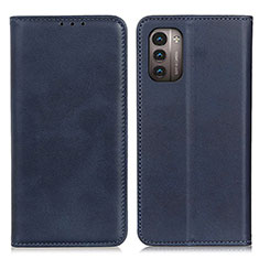 Coque Portefeuille Livre Cuir Etui Clapet A02D pour Nokia G11 Bleu