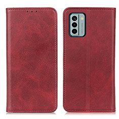 Coque Portefeuille Livre Cuir Etui Clapet A02D pour Nokia G22 Rouge