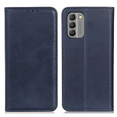 Coque Portefeuille Livre Cuir Etui Clapet A02D pour Nokia G400 5G Bleu