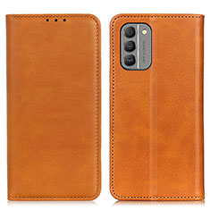 Coque Portefeuille Livre Cuir Etui Clapet A02D pour Nokia G400 5G Brun Clair