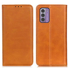 Coque Portefeuille Livre Cuir Etui Clapet A02D pour Nokia G42 5G Brun Clair