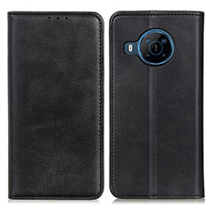 Coque Portefeuille Livre Cuir Etui Clapet A02D pour Nokia X100 5G Noir