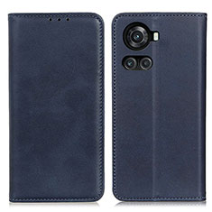 Coque Portefeuille Livre Cuir Etui Clapet A02D pour OnePlus 10R 5G Bleu