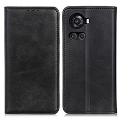 Coque Portefeuille Livre Cuir Etui Clapet A02D pour OnePlus 10R 5G Noir