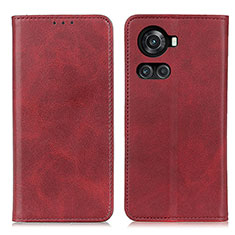 Coque Portefeuille Livre Cuir Etui Clapet A02D pour OnePlus 10R 5G Rouge