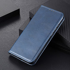 Coque Portefeuille Livre Cuir Etui Clapet A02D pour OnePlus 9 5G Bleu