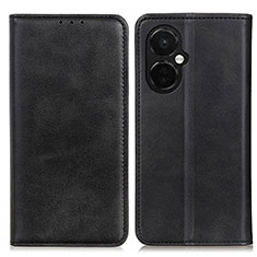 Coque Portefeuille Livre Cuir Etui Clapet A02D pour OnePlus Nord CE 3 Lite 5G Noir