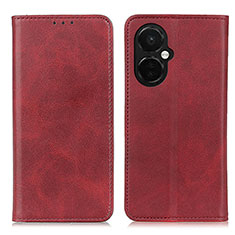 Coque Portefeuille Livre Cuir Etui Clapet A02D pour OnePlus Nord CE 3 Lite 5G Rouge