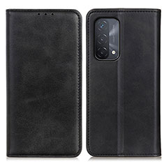 Coque Portefeuille Livre Cuir Etui Clapet A02D pour Oppo A54 5G Noir