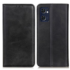 Coque Portefeuille Livre Cuir Etui Clapet A02D pour Oppo Find X5 Lite 5G Noir