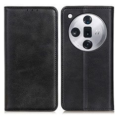 Coque Portefeuille Livre Cuir Etui Clapet A02D pour Oppo Find X7 5G Noir