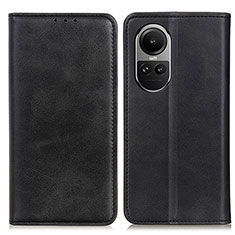 Coque Portefeuille Livre Cuir Etui Clapet A02D pour Oppo Reno10 Pro 5G Noir