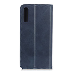 Coque Portefeuille Livre Cuir Etui Clapet A02D pour Samsung Galaxy A02 Bleu