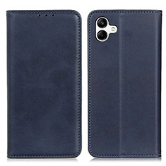 Coque Portefeuille Livre Cuir Etui Clapet A02D pour Samsung Galaxy A04 4G Bleu