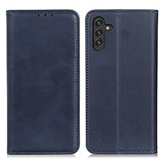 Coque Portefeuille Livre Cuir Etui Clapet A02D pour Samsung Galaxy A04s Bleu